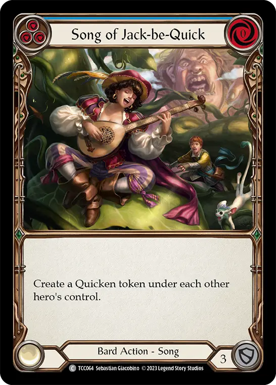 Card: Song of Jack-be-Quick (blu)