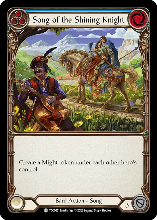 Card: Song of the Shining Knight (blu)