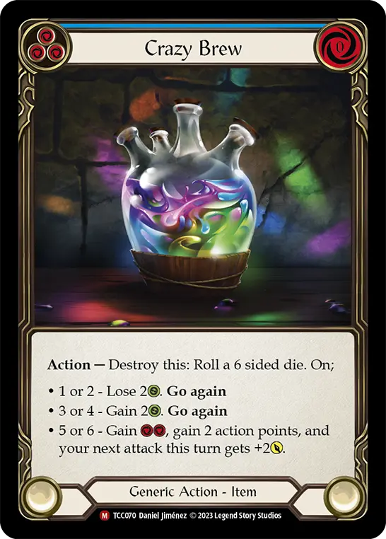 Card: Crazy Brew (blu)