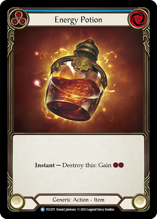 Card: Energy Potion (blu)