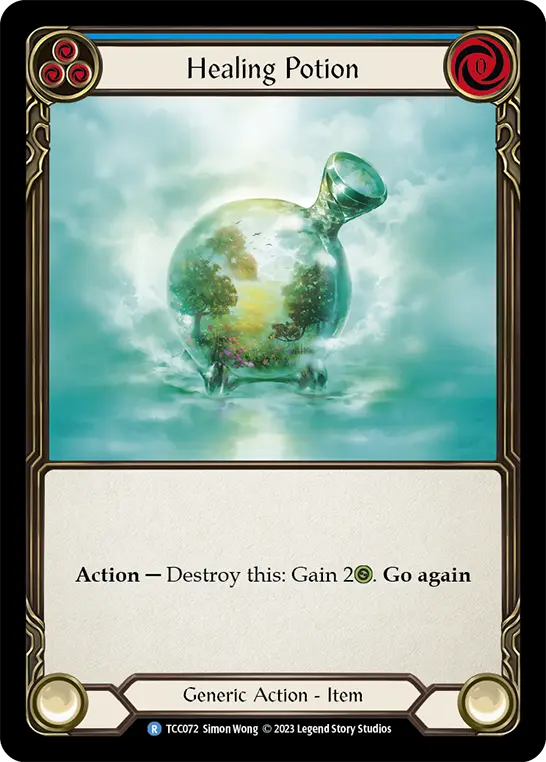 Card: Healing Potion (blu)