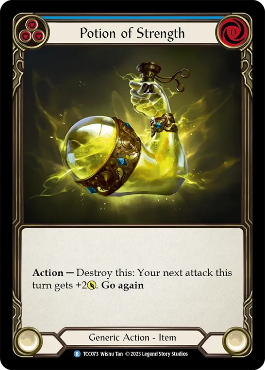 Card: Potion of Strength (blu)