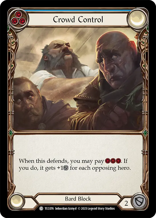 Card: Crowd Control (blu)