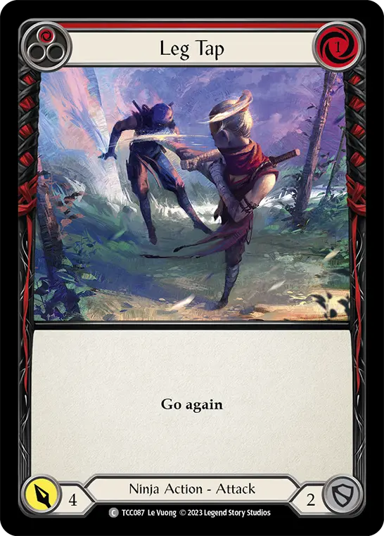 Card: Leg Tap (red)