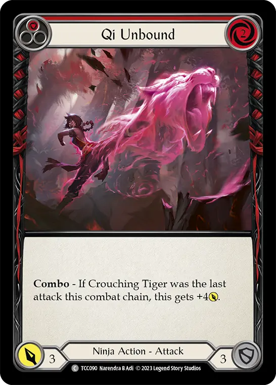 Card: Qi Unleashed (red)