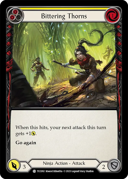 Card: Bittering Thorns (yel)