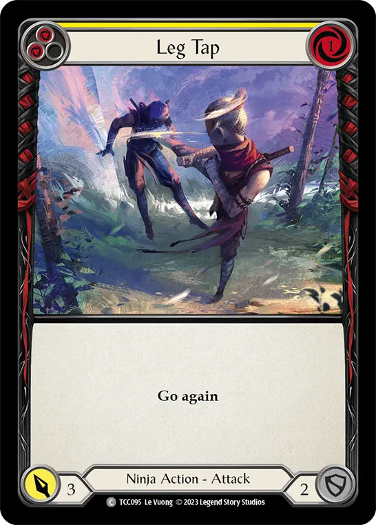 Card: Leg Tap (yel)