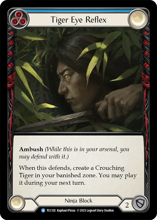 Card: Tiger Eye Reflex (blu)