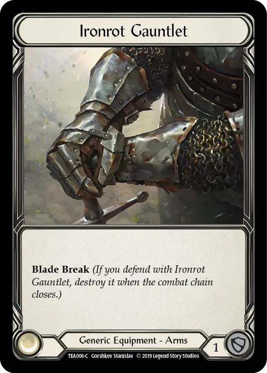 Card: Ironrot Gauntlet