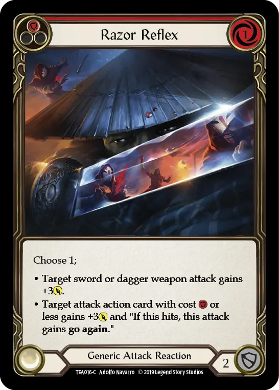 Card: Razor Reflex (red)