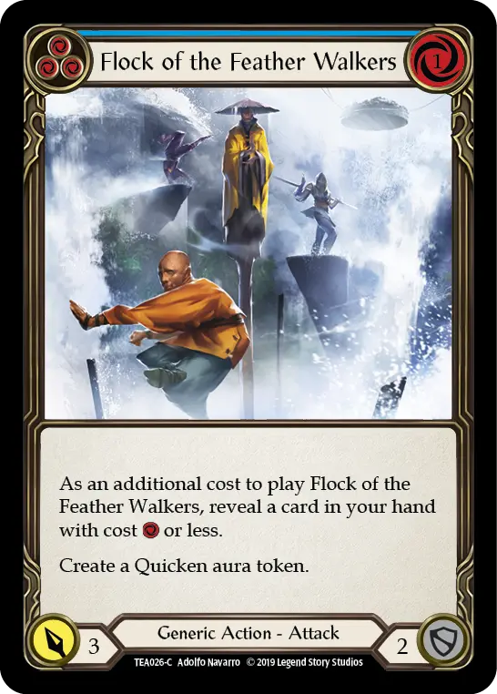Card: Flock of the Feather Walkers (blu)