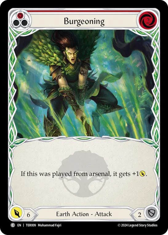 Card: Burgeoning (red)