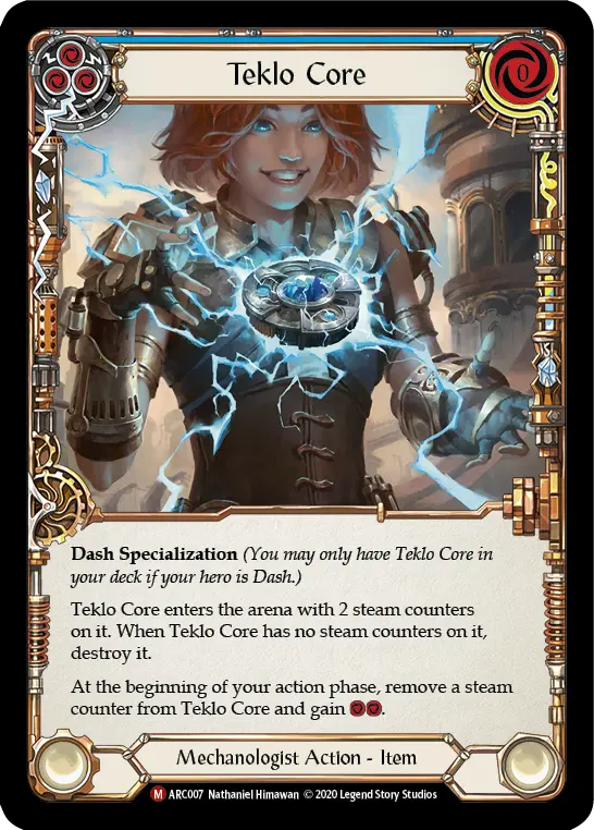 Card: Teklo Core (blu)