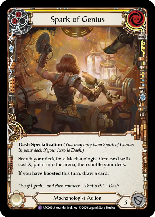 Card: Spark of Genius (yel)