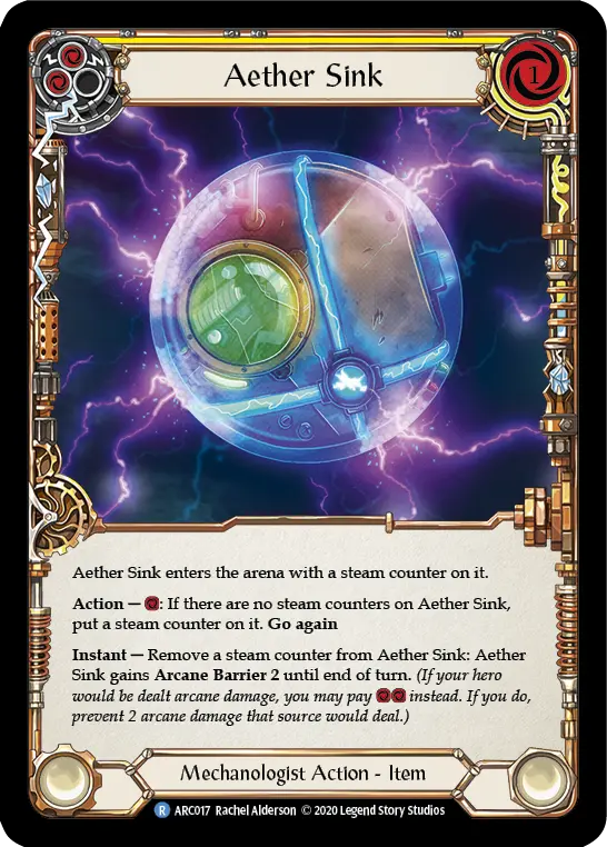 Card: Aether Sink (yel)