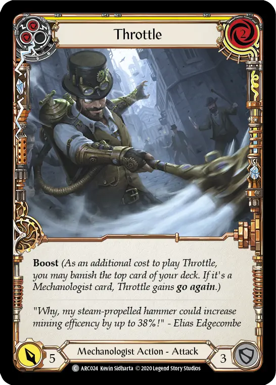 Card: Throttle (yel)