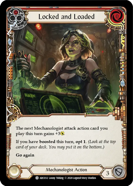 Card: Locked and Loaded (red)