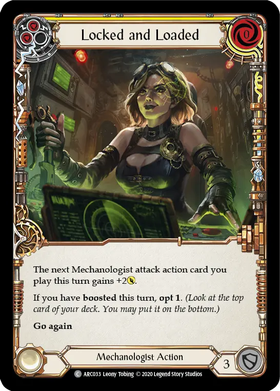 Card: Locked and Loaded (yel)