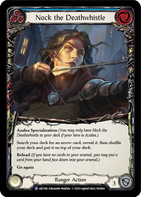 Card: Nock the Deathwhistle (blu)