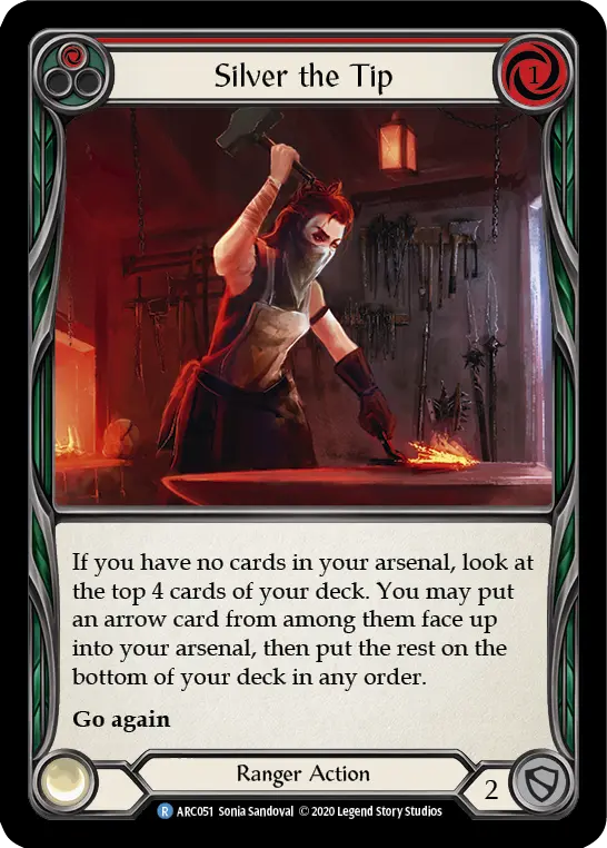 Card: Silver the Tip (red)