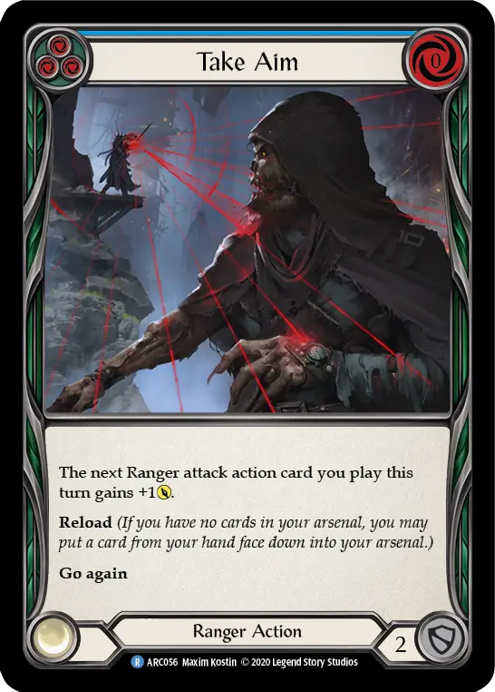 Card: Take Aim (blu)