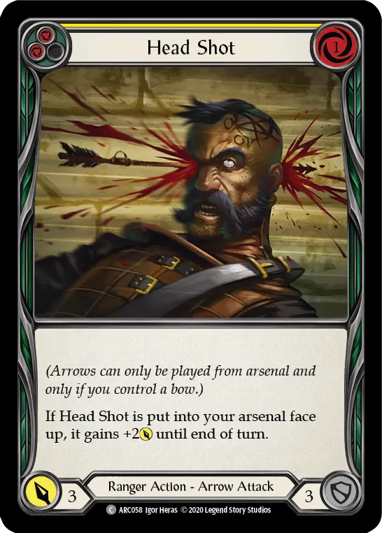 Card: Head Shot (yel)