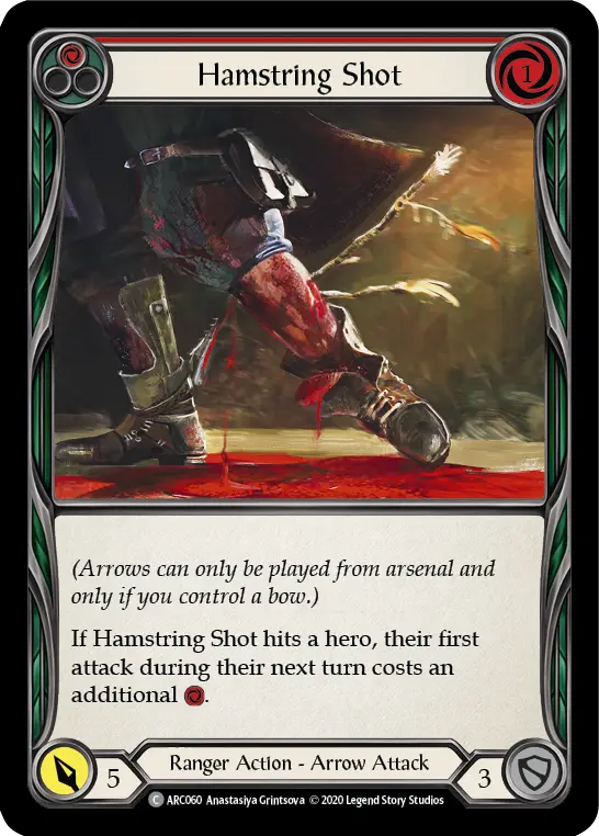 Card: Hamstring Shot (red)