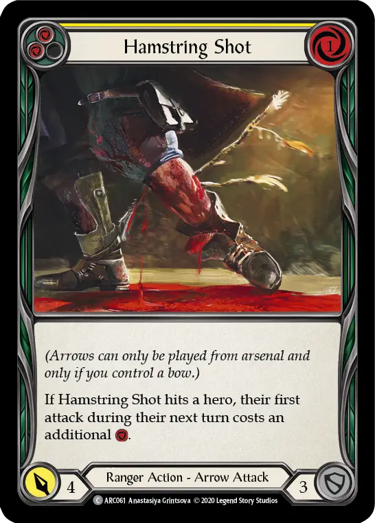 Card: Hamstring Shot (yel)