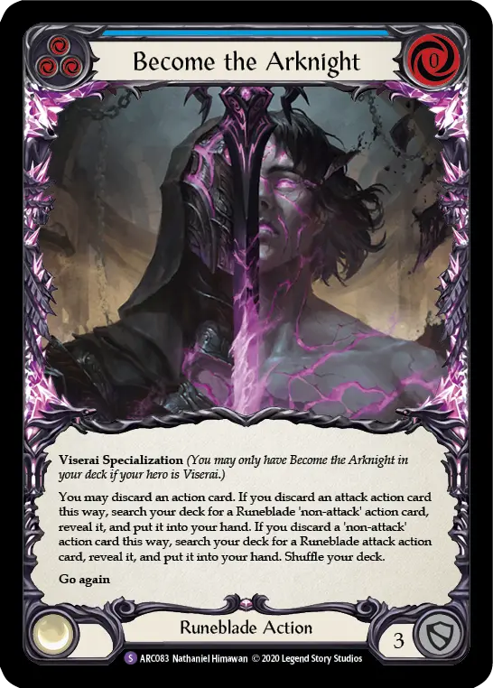 Card: Become the Arknight (blu)
