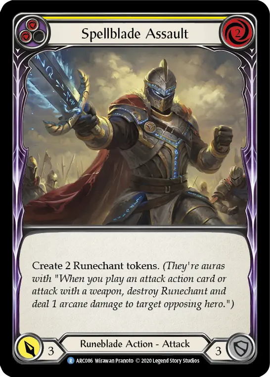 Card: Spellblade Assault (yel)