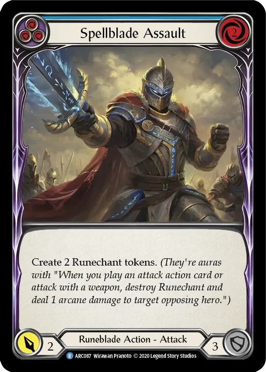 Card: Spellblade Assault (blu)