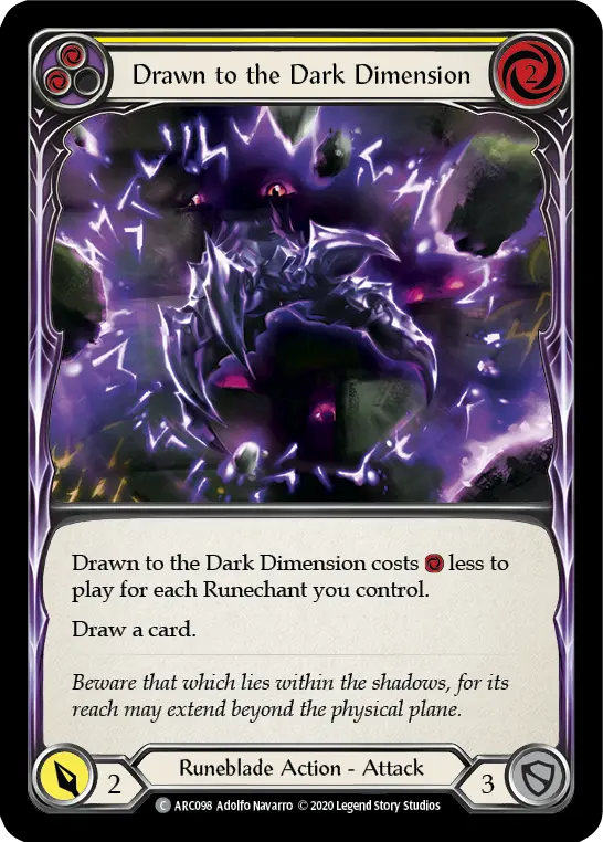 Card: Drawn to the Dark Dimension (yel)