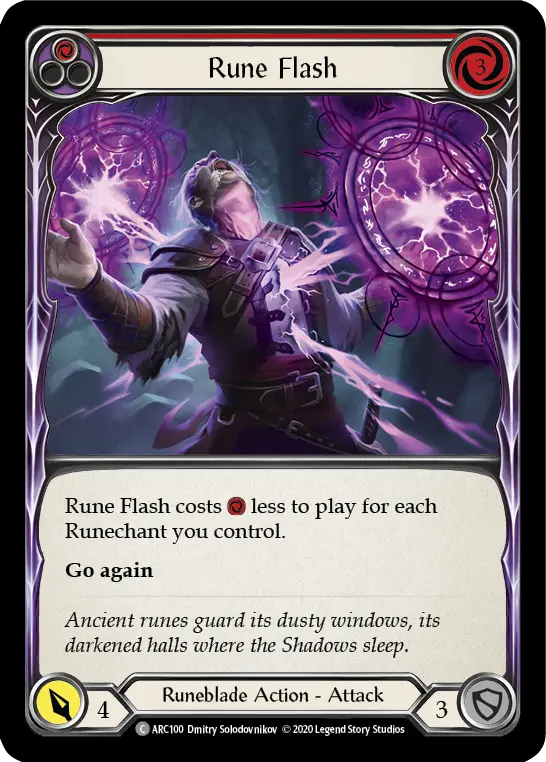 Card: Rune Flash (red)