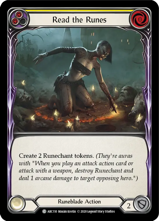 Card: Read the Runes (yel)