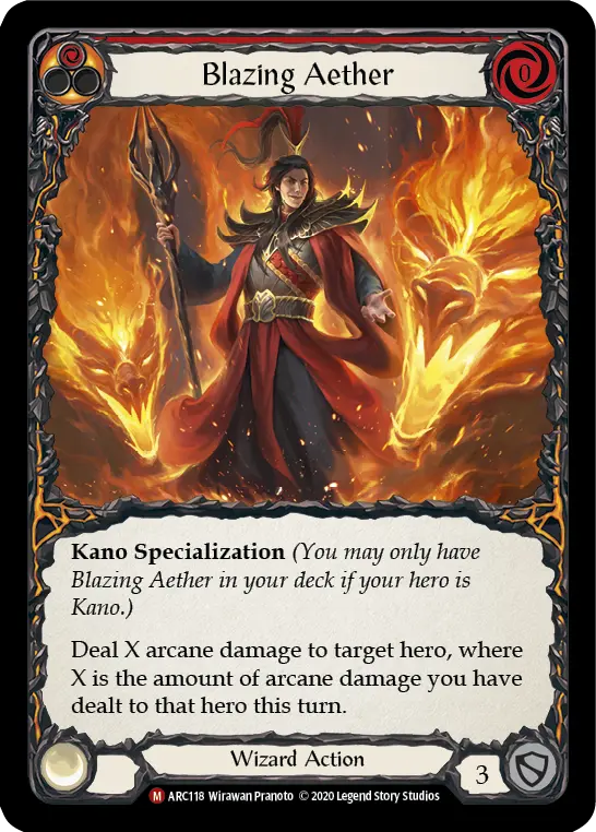 Card: Blazing Aether (red)
