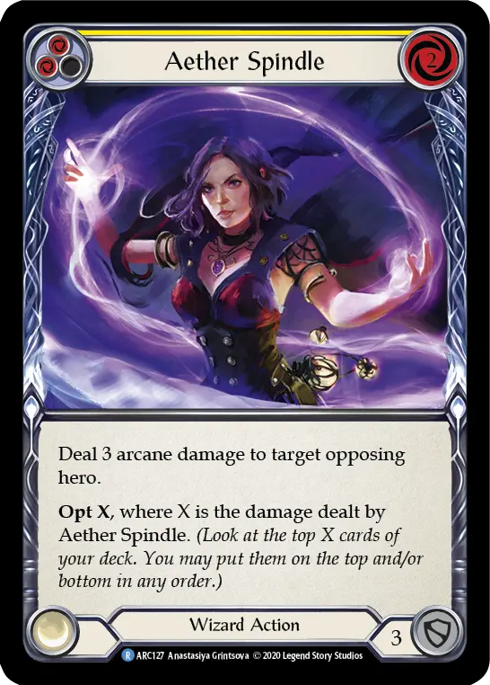 Card: Aether Spindle (yel)