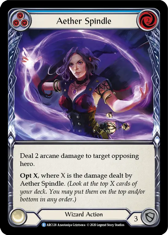 Card: Aether Spindle (blu)