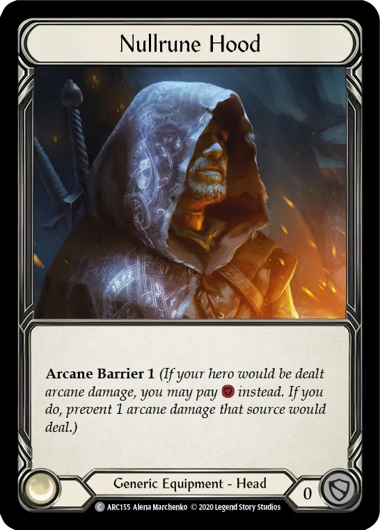 Card: Nullrune Hood