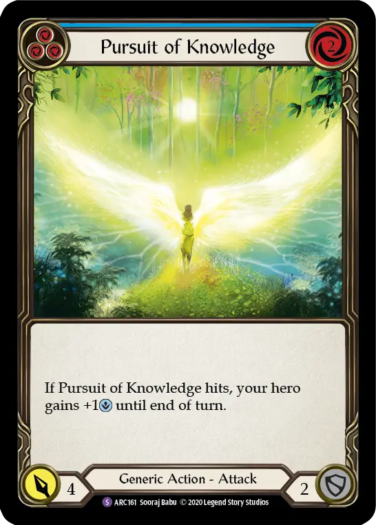 Card: Pursuit of Knowledge (blu)