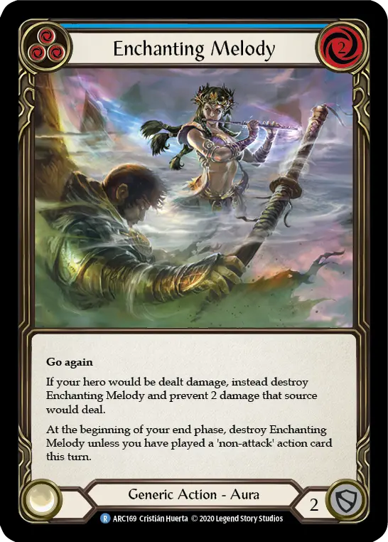 Card: Enchanting Melody (blu)