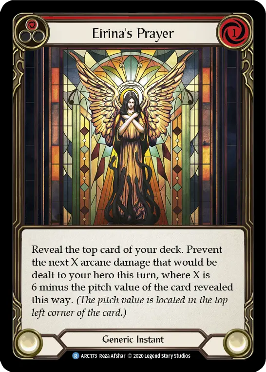 Card: Eirina's Prayer (red)