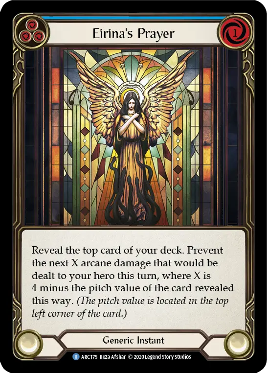 Card: Eirina's Prayer (blu)