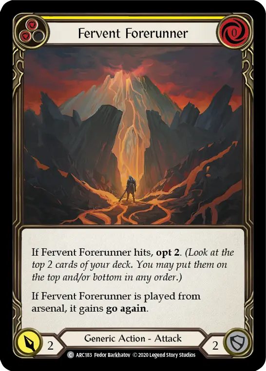 Card: Fervent Forerunner (yel)
