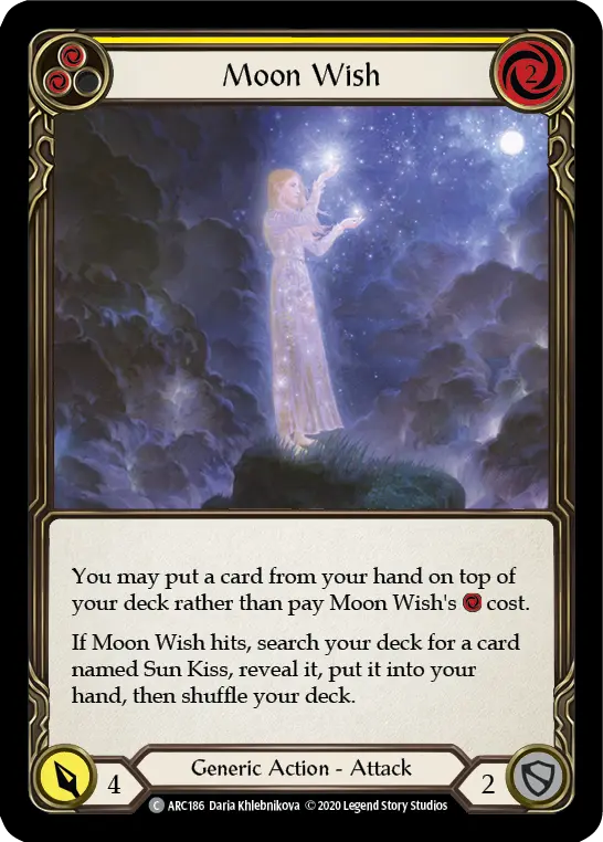 Card: Moon Wish (yel)