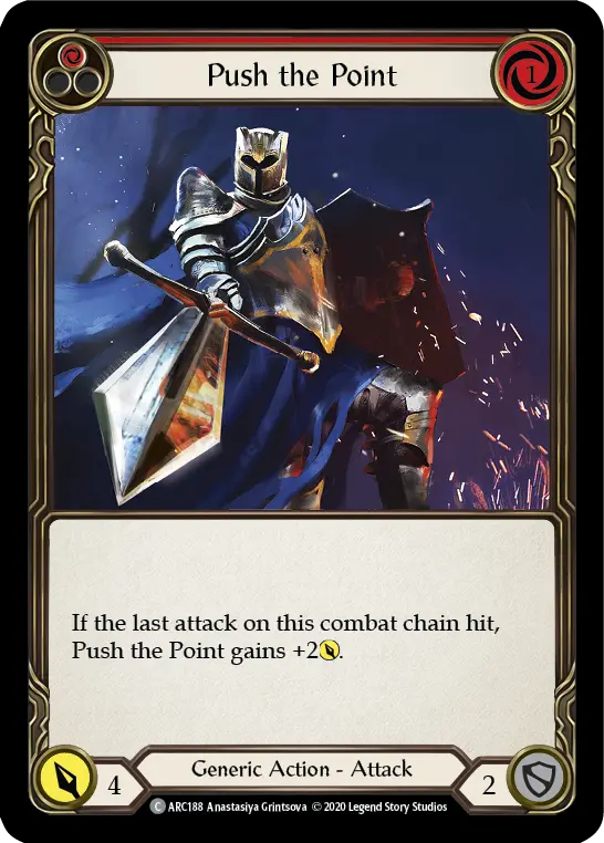 Card: Push the Point (red)