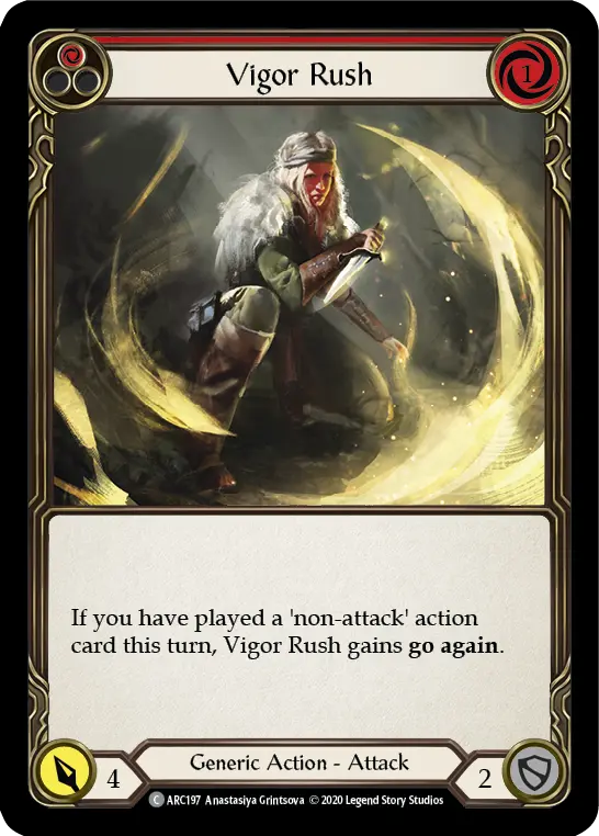 Card: Vigor Rush (red)