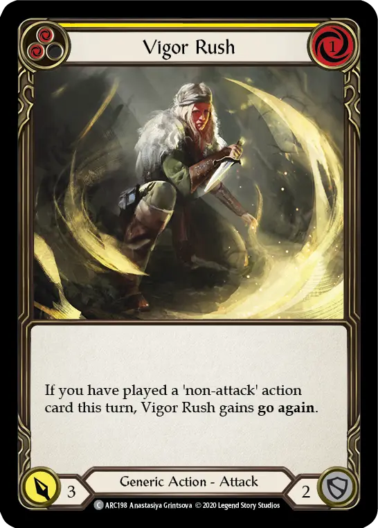 Card: Vigor Rush (yel)
