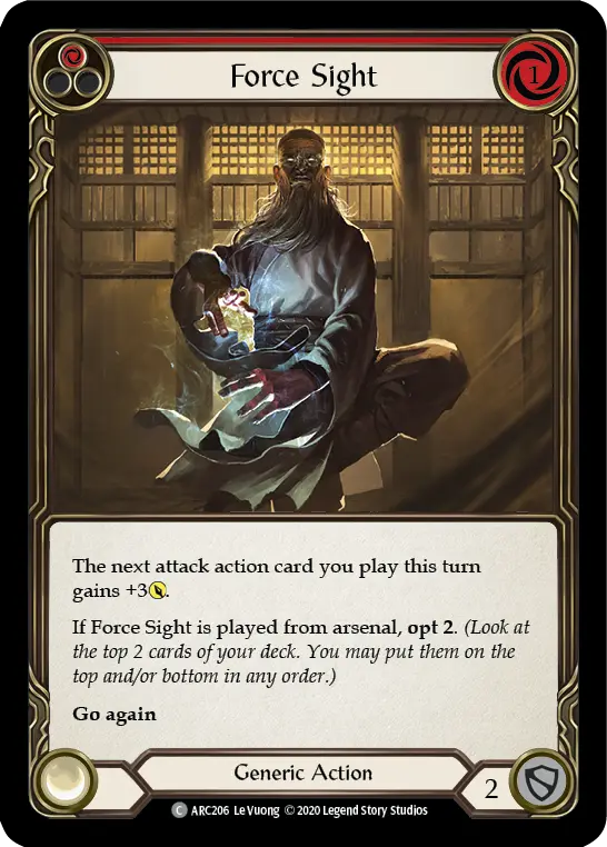 Card: Force Sight (red)