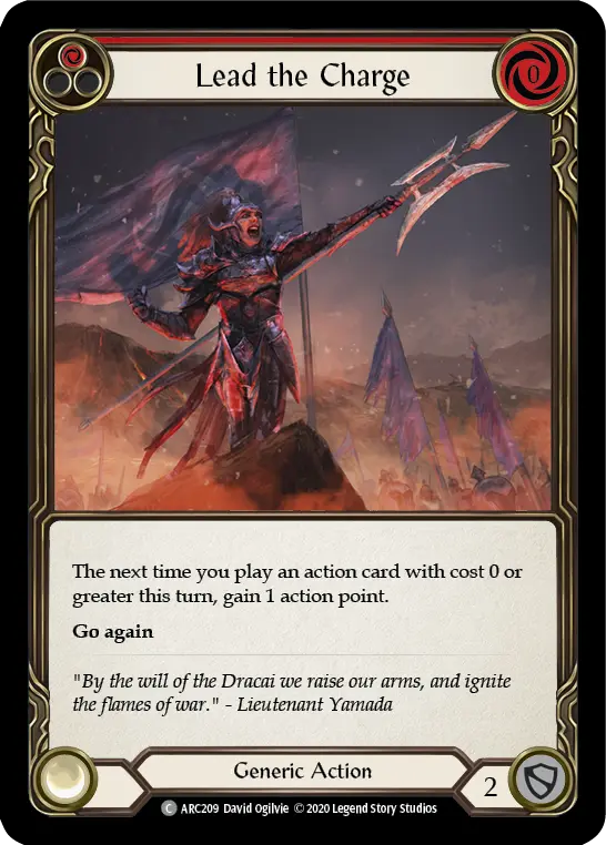 Card: Lead the Charge (red)