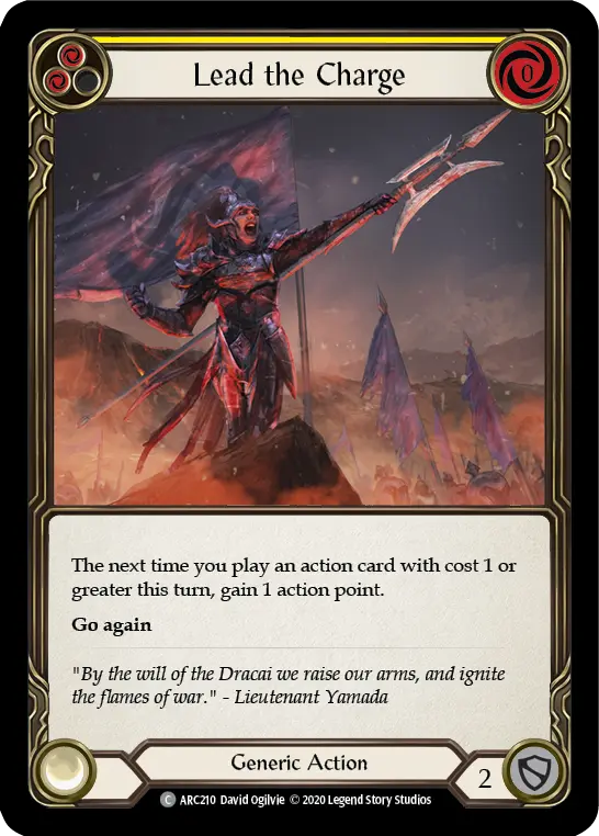 Card: Lead the Charge (yel)